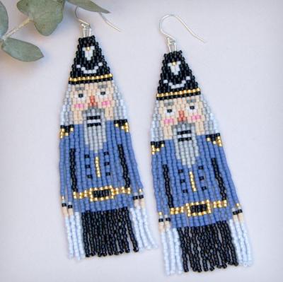 China Latest BOHEMIA earrings miyuki Bohemian seed beads handmade tassel earring for sale