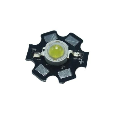 China High power 3W warm white smd white led chip 2700K - 2900K E-bike / vehicle white led chip for sale