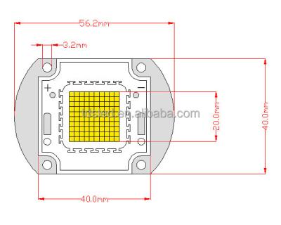 China Street Light / Bay Light / Flood Light / Floodlight 6000K - 6500K High Power LED Chip 60w 12V 18v 24v 30v for sale