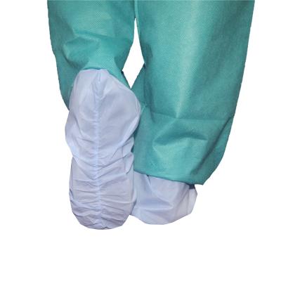 China Newest Comfortable Disposable Non Skid White PVC Shoe Covers For Medical Use for sale