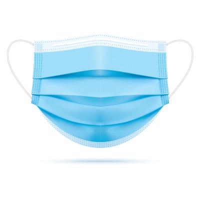 China High Quality Earloop Eco - Friendly 3 Ply Hospital Medical Face Mask With Factory Price for sale