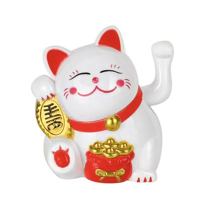 China Lovely Non-Toxic Children Cat Toys Baking Accessories Cake Decorating Cake Topper Decoration Waving Lucky Cat Cat Interactive Toy for sale