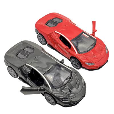 China Pull Back Model Car; Full Door Simulation Open High Pullback Mini Car Toy Custom Die Cast Cars Alloy Toy Diecast Model Car For Kids for sale