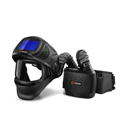 China High Filter Efficiency TECMEN FREFLOW V3 Welding Helmet With Ventilation Air Powered Welding Helmet for sale