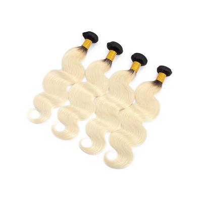 China Cuticle Aligned Hair Double Weft Body Drawn 100 Percent 1B613 Virgin Body Wave Hair Extens Bundles for sale