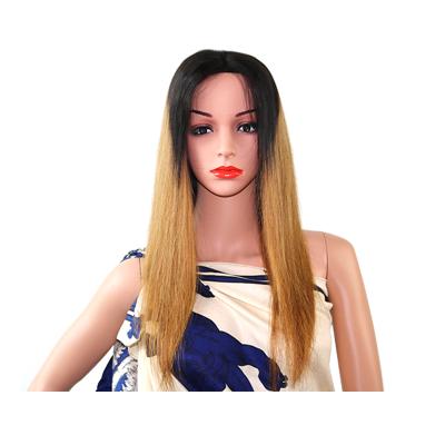 China Russian Straight Blonde 1B613 Long Straight Hair Full Swiss Lace Front Wig for sale