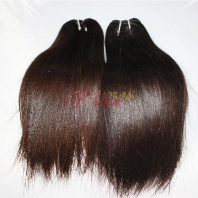 China Machine frames; durable; Double Drawn Raw Remy Human Hair Fayuan Straight Hair Bundles 24 26 Inches Grade 10a Virgin Peruvian Hair Bundles for sale