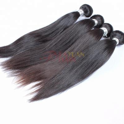 China Cuticle On The Same Bundles Malaysian Virgin Malaysian Virgin Straight Chris Hair Weave 10A for sale