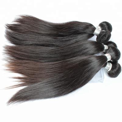 China Virgin 10A Straight Cuticle Aligned Human Hair Virgin Chinese Hair Weave 100g for sale