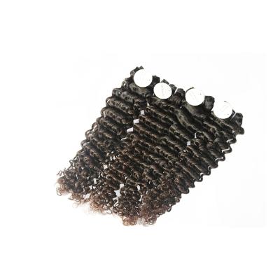 China Machine frames; durable; New Arrival Double Drawn Tight Curl Hair Weave , Fashion Fumi Hair Bundles Human for sale