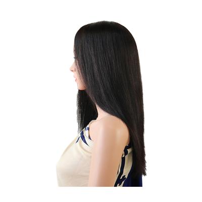 China Free Shipping Girls Straight 28 Inch Full Lace Human Hair Wigs Human Hair Straight Wig for sale