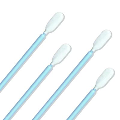 China Long use cleanroom dacron tip industrial swab ESD alcohol resistant anti static safe flexible handle head for sale