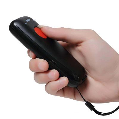 China Portable Mini Wireless Blue Tooth Mobile Barcode Scanner Reader Red Light CCD Barcode Reader for IOS Windows Android A4 Size for sale