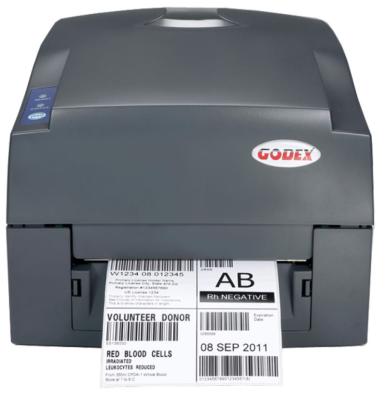 China Black and White Desktop Thermal Transfer Label Barcode Printer Godex g500 for sale