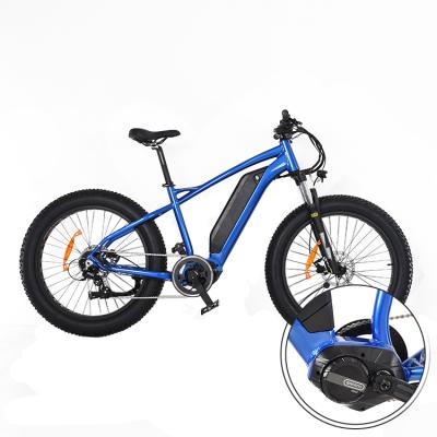 China Fat tire electric bike aluminum alloy LCD color display mountain electric ebike for sale