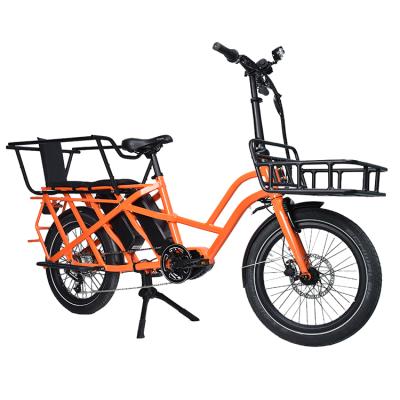 China Aluminum Alloy Bafang Motor Bike Electric Cargo Bike Ebike for sale