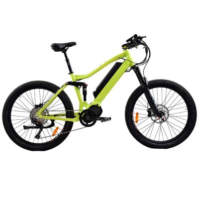 China Aluminum Alloy Full Suspension Carbon 27.5 Inch 1000w 48v High Speed ​​Mountain Bike Electric for sale