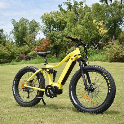 China Full suspension aluminum alloy ebike fat tire electric bicycle 1000w for sale