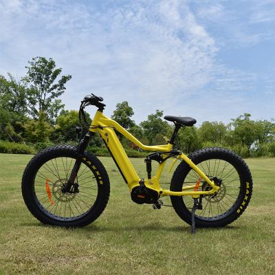 China Aluminum alloy 1000w full fat tire electric bike suspension ebike for sale