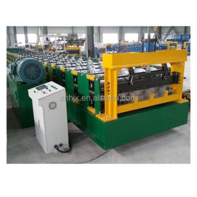 China 250mm XHH YX50-250 Floor Decking Panel Making Deck Forming Machine Aluminum Zinc Steel Sheet for sale