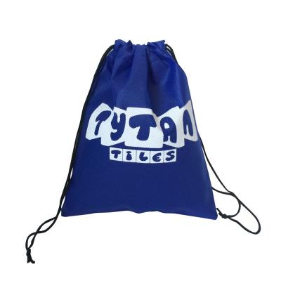 China Promotional Wholesale Handled Customized Material Non Woven Drawstring Backpack Bag For Shoe Shopping Use for sale