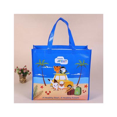 China Hottest Promotion Recyclable Customized Large Capacity PP Non Woven Fabric Strong Carrier Bag for sale