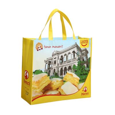 China Peru cheap market supermarket bolsa ecologica handled eco friendly reusable recycled promotional non woven bag for sale