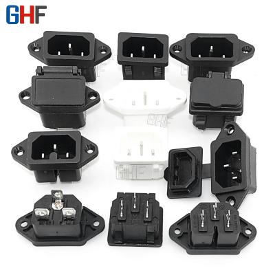 China Commercial Electrical AC Power Female Inlet Connectors Switch Industrial IEC Receptacle AC04 for sale