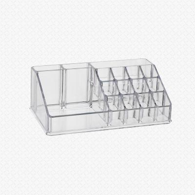 China Acrylic Makeup Storage Display Box Beauty Salon Lipstick Drawers Cosmetic Stored Jewelry Organizer Case for sale