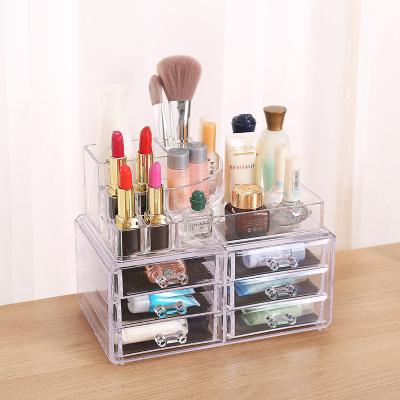 China Factory Directly Sale Makeup Storage Acrylic Organizer Cosmetic Organizer Jewelry and Storage Cosmetic Display Boxes for sale