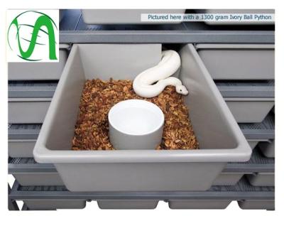 China Eco-friendly Custom High Quality ABS Vacuum Forming Products Snake Tups Thermoforming Reptile Displays for sale