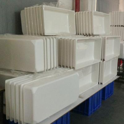 China Eco-friendly Factory Vacuum Formed Utility Thermoforming Custom Rectangular Plastic Bathtub for sale