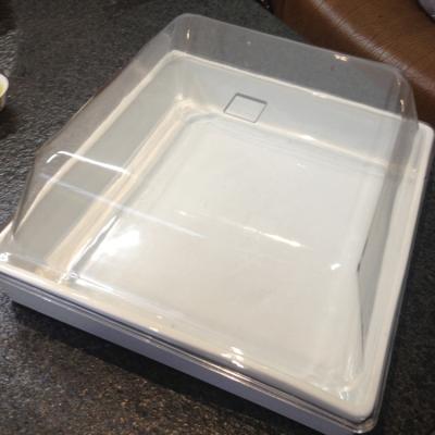 China Eco - Friendly Custom Transparent Polycarbonate Vacuum Shaped Plate Cover for sale