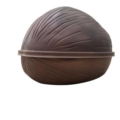 China Handmade Custom Special Plastic Packaging Coconut Shape Box By Vacuum Forming for sale