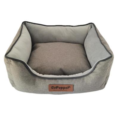 China Viable Dog Bed and Cat Bed Rectangle Washable Pet Bed (54x41x19cm) for sale