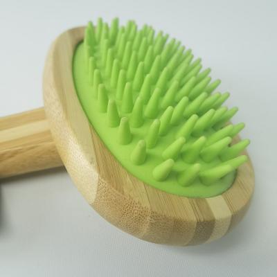 China Sustainable Message Pet Bamboo Brush for sale