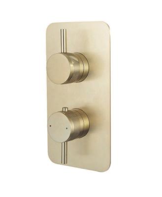 China Without Slide Bar Two Functions Constant Temperature Concealed Shower Faucets Switch ASS-24 Salt Spray Hours Thermostats Wall Mounted Mixer Tap for sale