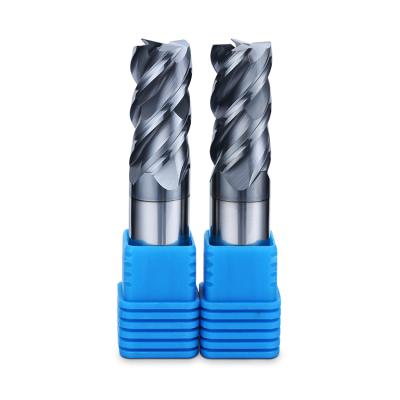 China Milling Cutter Zhy Tungsten Carbide Variable Pitch Helical End Mill For Stainless Steel for sale