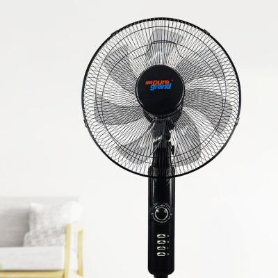 China 7 as blade rotary 180 degree 7 transparent as national electric fan 16 inch floor stand round blade base home for sale