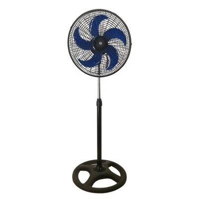 China Hotel 2021 2020 New Model Round Metal Base Five Stand Series Copper Fan Electric Chargeable 45w 40w 16inch Blades for sale