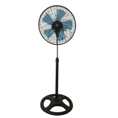 China 2021 Hotel AC Motor Plastic Metal Part Air Cooled 16 Inch Home Use Floor Stand Electric Fan Red For Industrial for sale