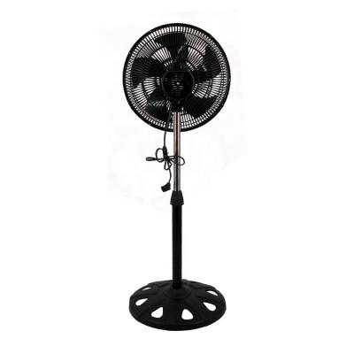 China Powerful Antique 220V110v Stand Fan Cooling 12 Inch AC Stand Fan Red Color Black Small Size Pedestal Parts Electric Stand Fan for sale