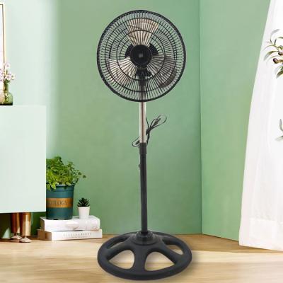 China Cheap Black Adjustable Height Adjustable Swing Head Blade Holder Round Metal 3 Base Rotating 10 Inch Position Fan for sale