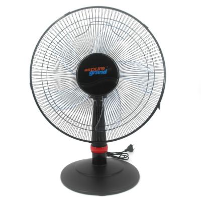 China 2021 Household Low Power 16Inch Quiet Working Modern Plastic Electric Table Desk Fan Small Retro In Office for sale