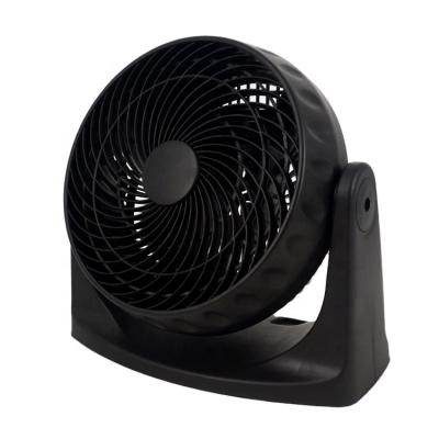 China 8 inch 90 degree body 220v small mini body 220v nosieless rotating table desk turbo plastic electric portable fan for sale