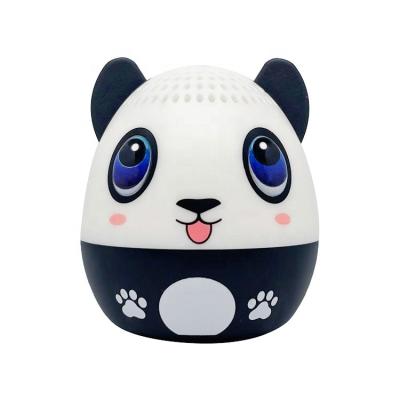 China Wireless Charger For Use Outdoor Shower Party Mobile Phone Game Factory Customized Support Increasing Mini Portable Wireless Speakers BT Panda Design Mini Speaker for sale