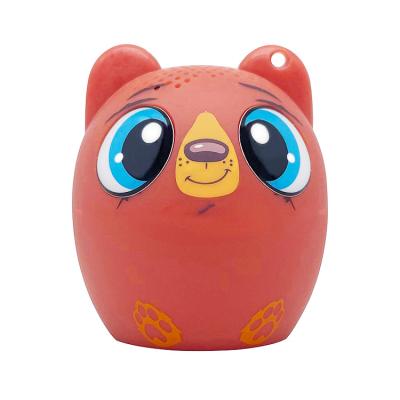 China Wireless Charger For Mobile Phone Cute Animal Pet Ultra Mini Speaker Wireless Speakers With Mobile Phone Selfie Control Function for sale