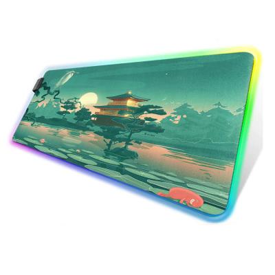 China Gaming Customized Gaming Lighting RGB Led Luminous Led Mouse Pad Mouse Pad for sale