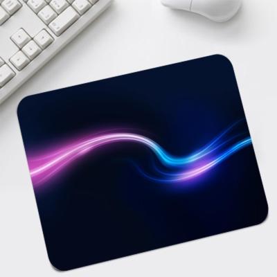 China Non-slip Transfer Rubber Professional Gaming Heat Pattern Abstract HD Natural Soft Mouse Pad for sale