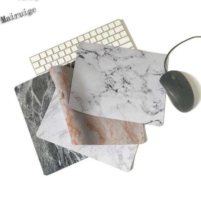 China Wholesale Price Non-slip Custom Printed Marble Mouse Mat Personalized Durable Mouse Pad for Office and Gaming for sale